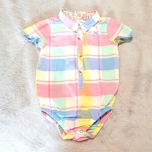 Tommy Bahama Collared Onesie